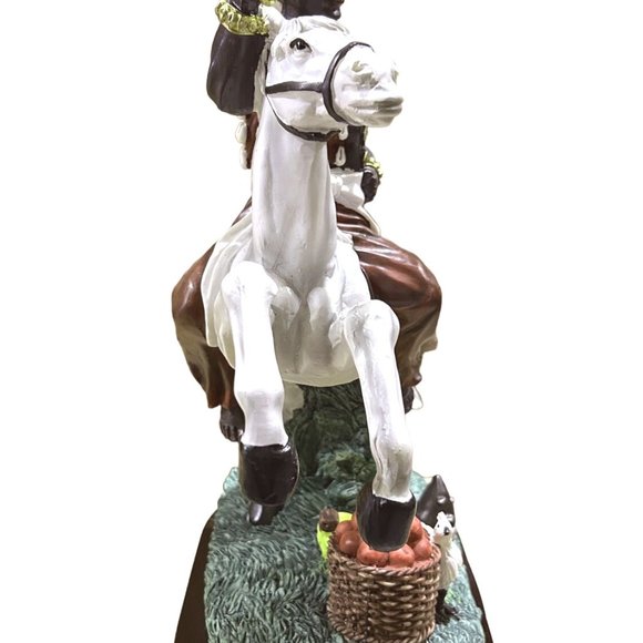 Shango Orisha Figurine White Horse Chango Statue African God of Thunder - Picture 7 of 10